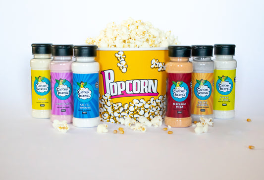Combo Pack Special- Complimentary packet of Kernels, two popcorn buckets and shipping included.